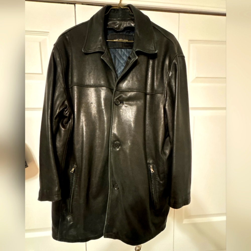 Marc New York Vintage Leather Coat